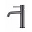 Grifo de lavabo monomando Monza black gun metal de Imex